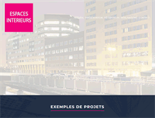 Tablet Screenshot of espacesinterieurs.fr